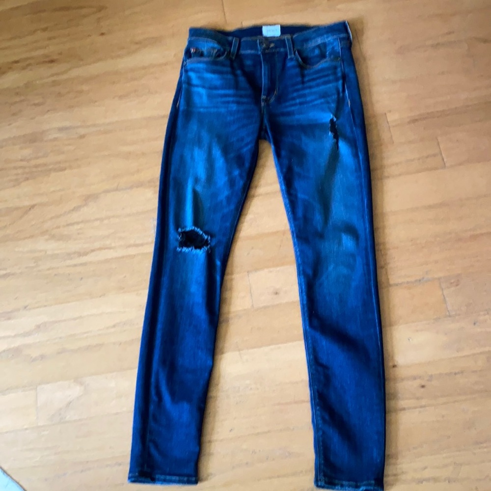 Hudson Nico mid rise super skinny dark denim Jean